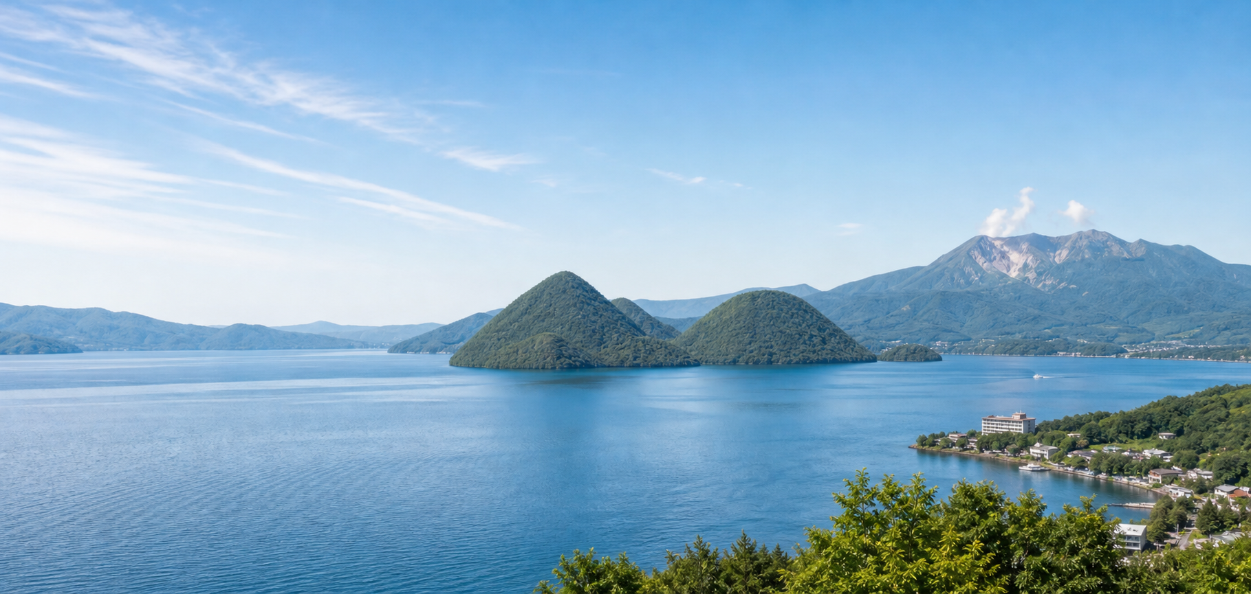 Lake Toya travel view